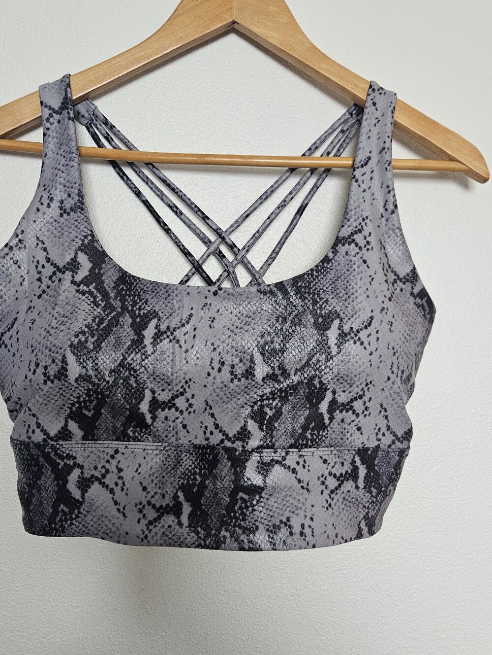 NEW Snake Python Print Sports Bra 1XL